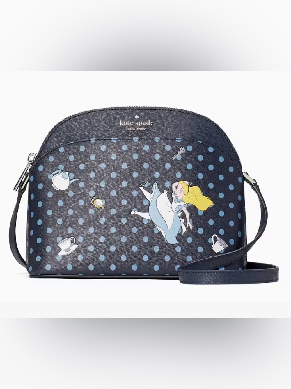✨Set✨Kate Spade Alice in Wonderland Dome Bag & Card Holder